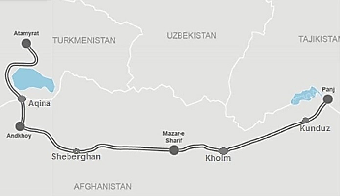 خط آهن ترکمنستان افغانستان– تاجیکستان تات
